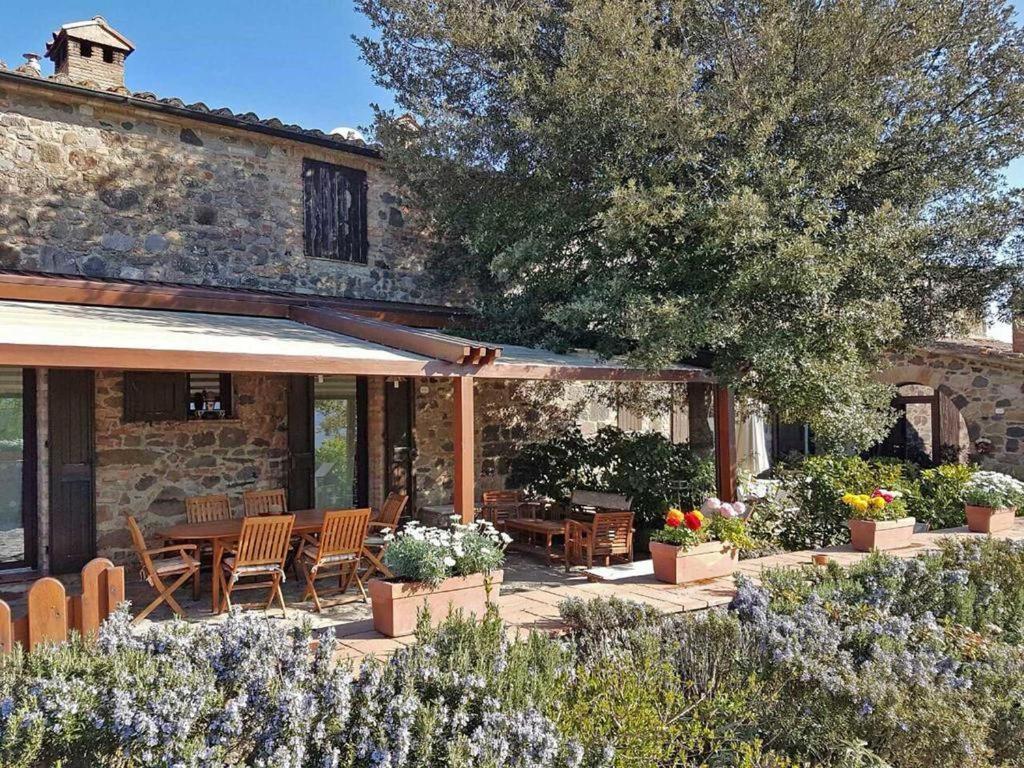 Cottage Le Ginestre Con Piscina In Val D'Orcia 拉迪科法尼 外观 照片
