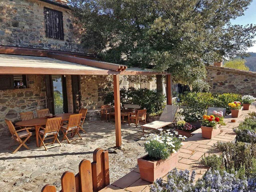 Cottage Le Ginestre Con Piscina In Val D'Orcia 拉迪科法尼 外观 照片