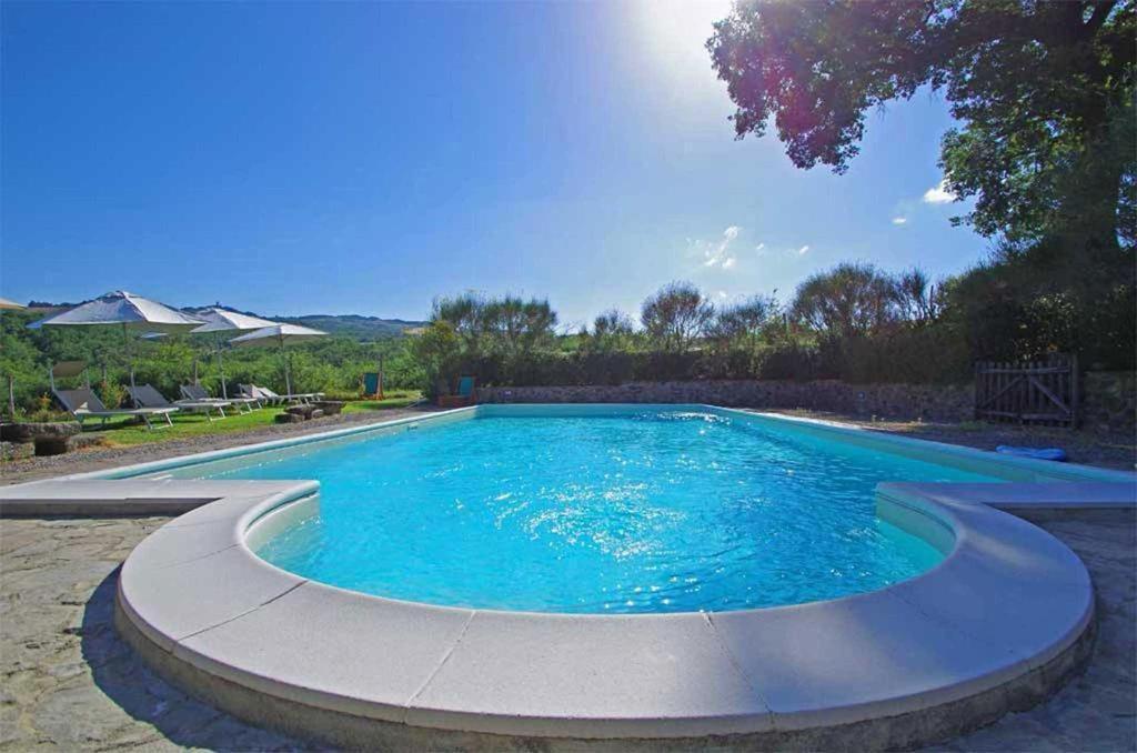 Cottage Le Ginestre Con Piscina In Val D'Orcia 拉迪科法尼 外观 照片